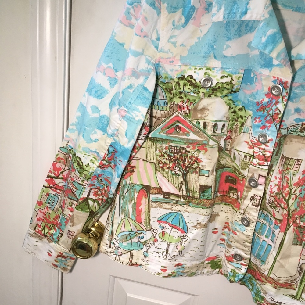 Christopher & Banks Unique Design Button Up Jacket - image 3